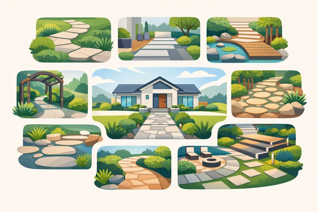 9 Walkway Design Ideas for Home That Last