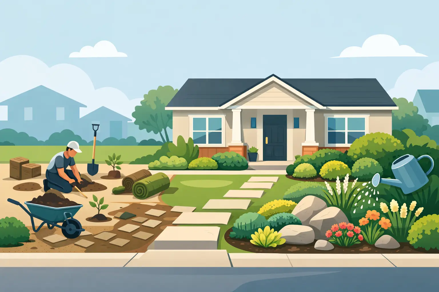 Front Yard Landscape Renovation That Lasts