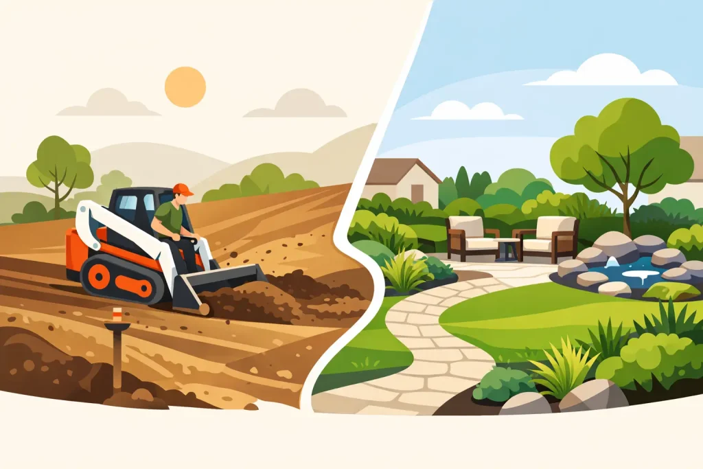 Why Yard Grading Before Landscaping Matters