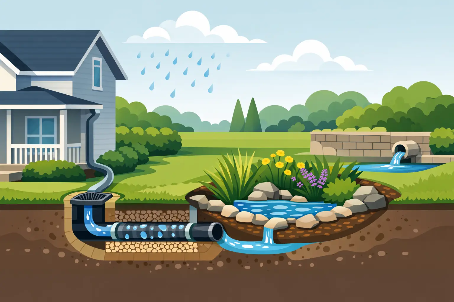 Drainage Solutions That Protect Your Yard and Home