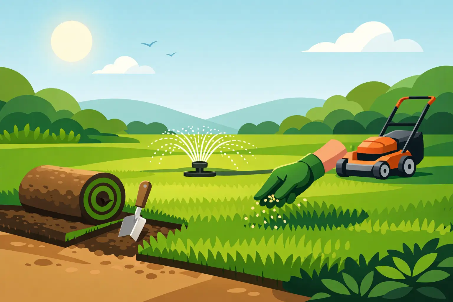How to Maintain New Sod for a Strong Green Lawn