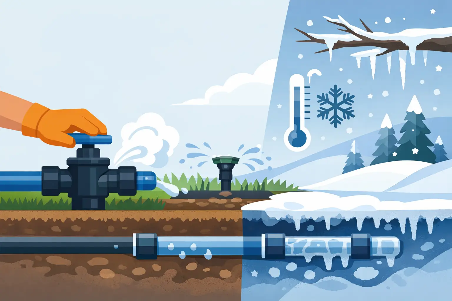 How to Winterize an Irrigation System Before Frost