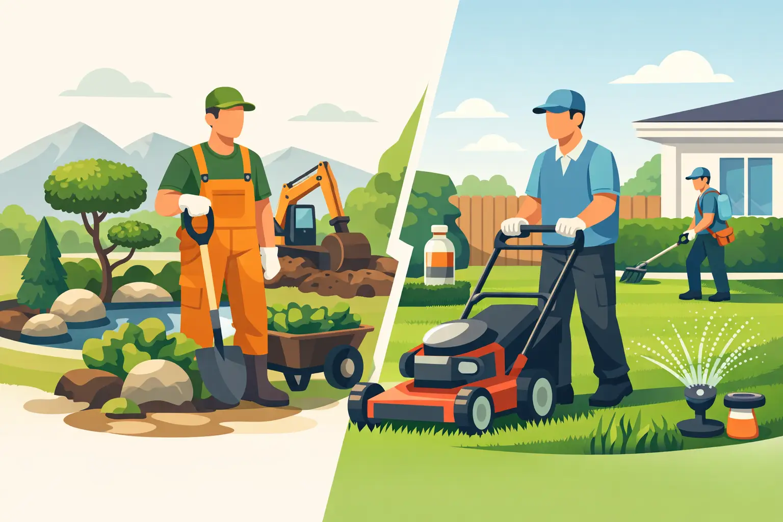 Landscaping Company vs Lawn Service Compared
