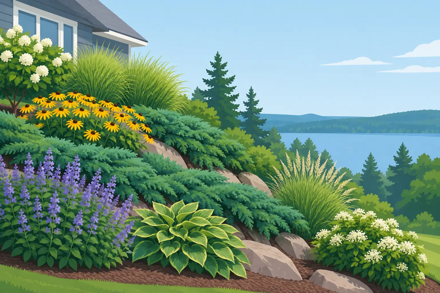 10 Best Slope Stabilizing Plants for Michigan Yards