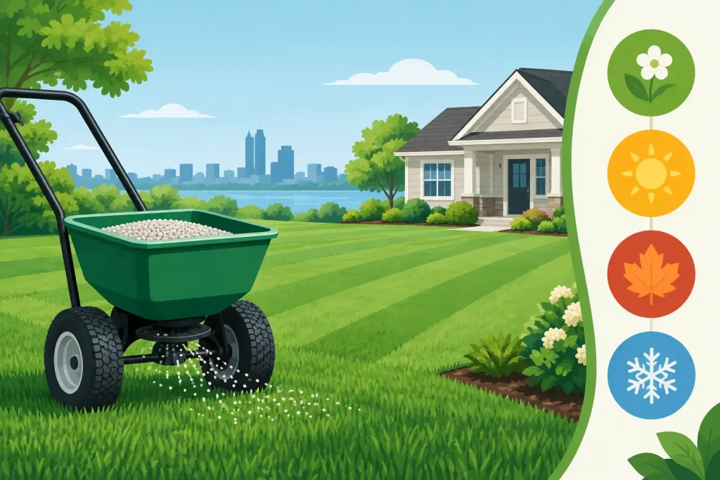 Best Lawn Fertilizer Schedule for Macomb Lawns