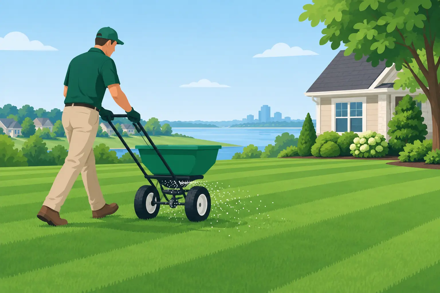 Lawn Fertilizer Application Guide for Macomb Yards