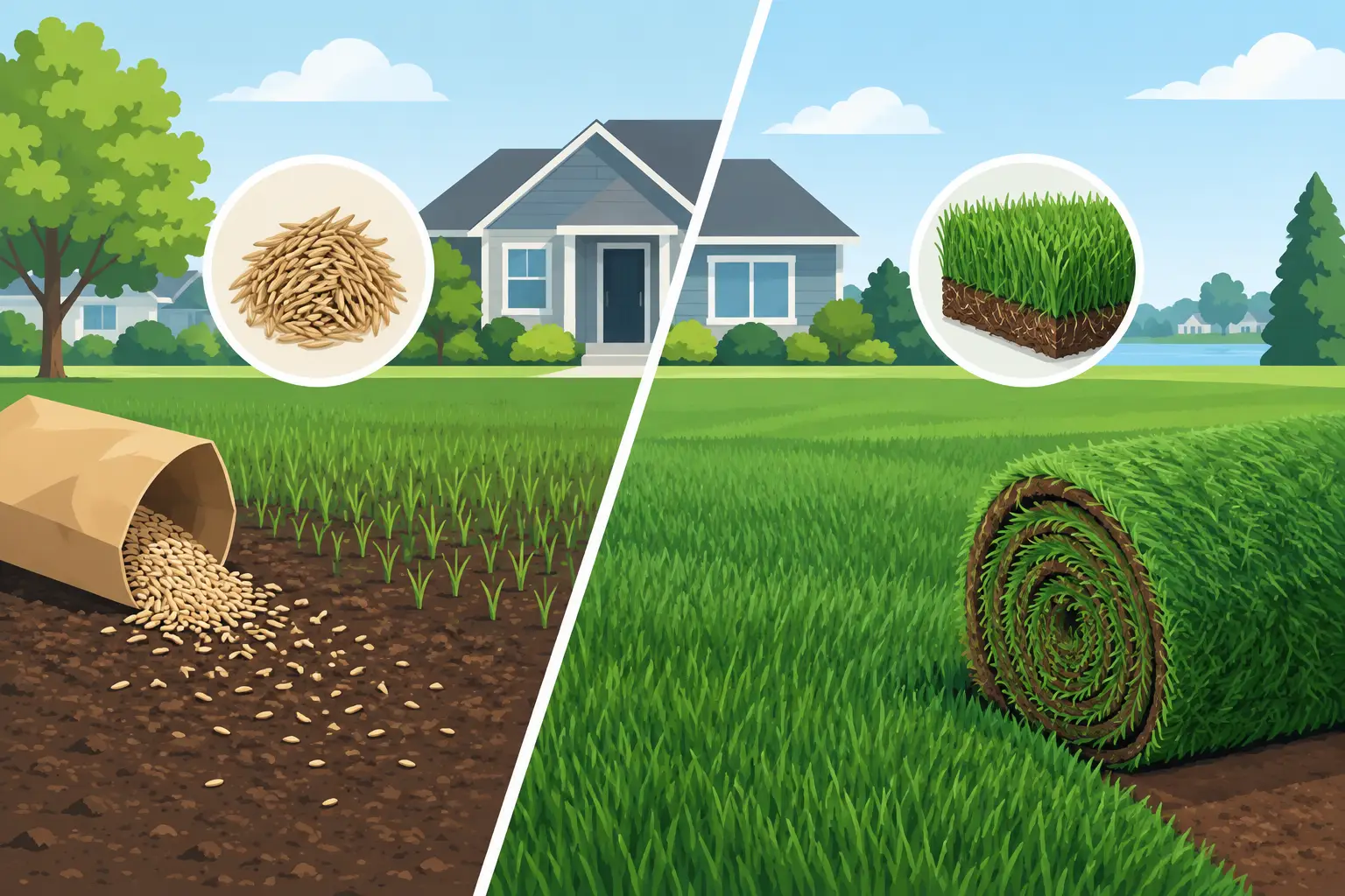 Seed vs Sod Lawn Options for Macomb Homeowners