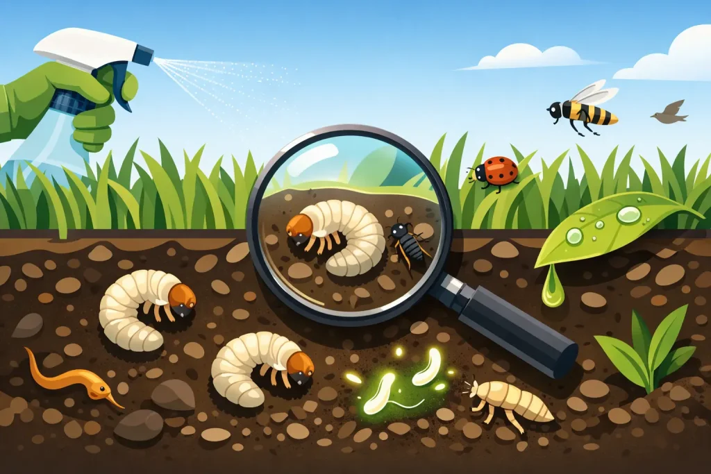 What Kills Lawn Grubs Without Damaging Grass?