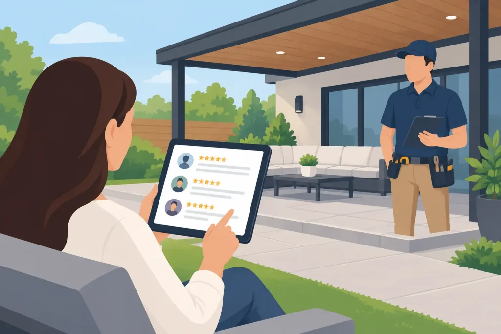 What Patio Contractor Reviews Should Tell You